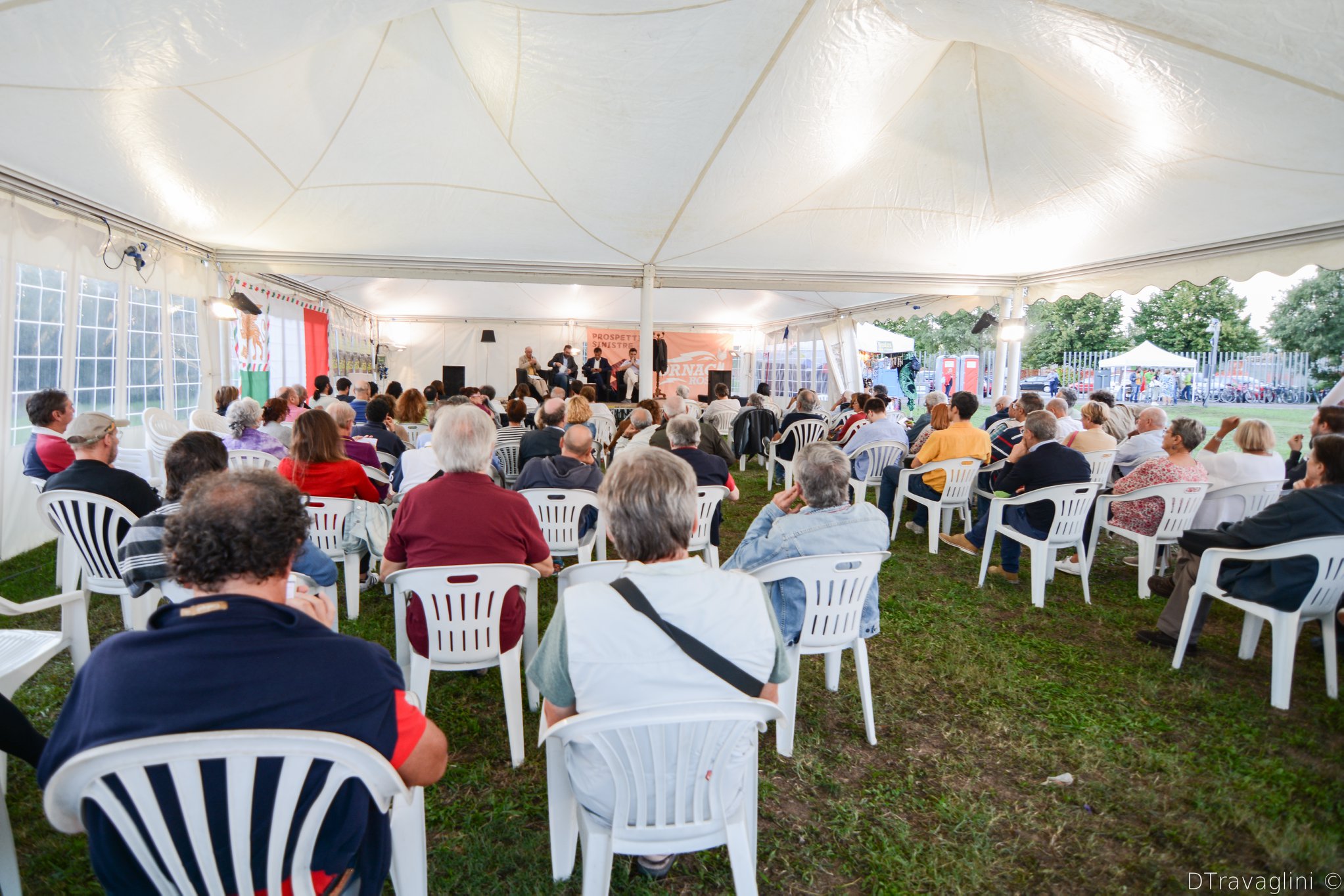 Fornaci Rosse a Vicenza- successo per il pre-festival con Francesco Costa e Riccardo Pratesi davanti al tutto esaurito