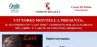 “Last Time”, a Gaeta il 2 settembre l’ultima opera di Vittorio Montella "Last Time", l'ultima opera di Vittorio Montella