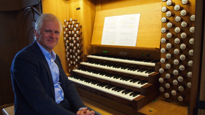 L’organista belga titolare della Cattedrale di Bruges, Ignace Michiels.
