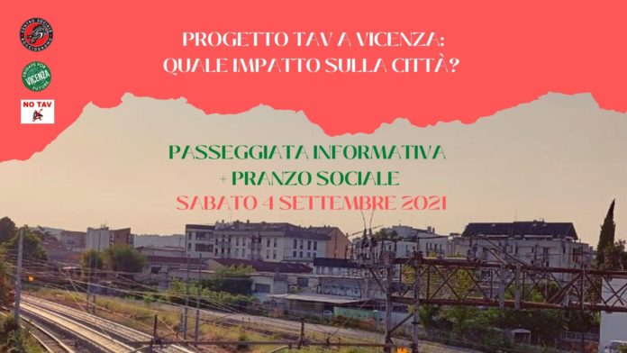 Tav a Vicenza manifestazione sabato 4 settembre Bocciodromo