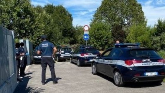 Polizia locale di Vicenza in azione