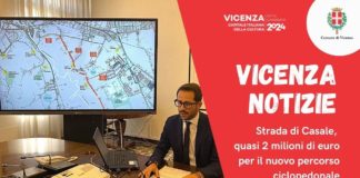 Strada di Casale a Vicenza, ass. e vicesindaco Matteo Celebron: approvato uno studio di fattibilità di quasi 2 milioni di euro