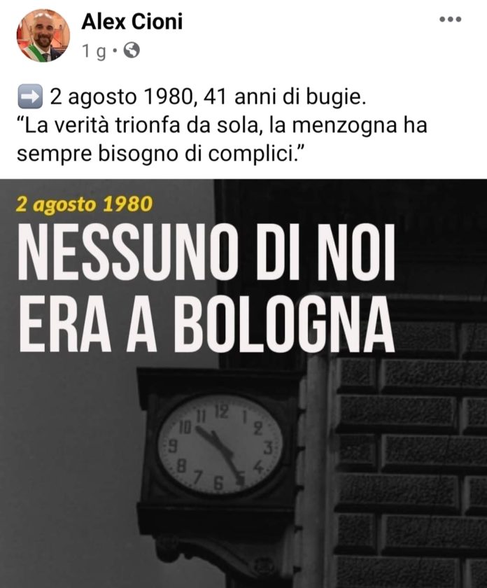 post cioni su strage Bologna