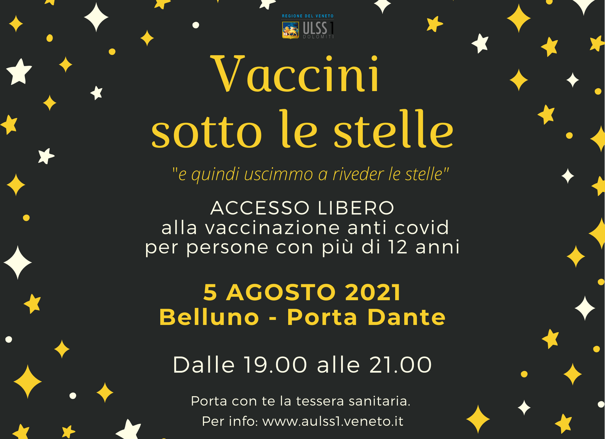 vaccini sotto le stelle