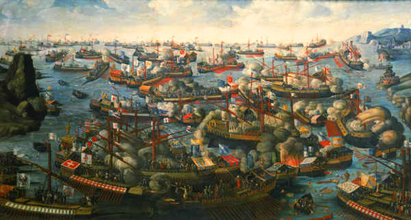 Battaglia di Lepanto, dipinto anonimo