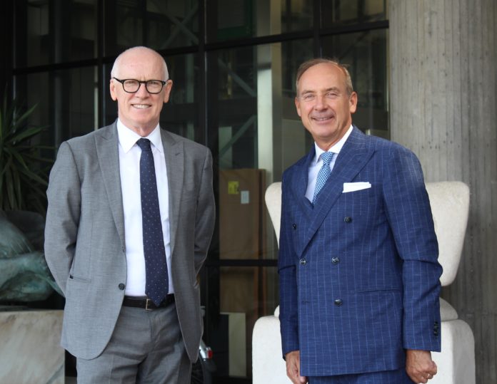 Da sx, il direttore generale Banc VENETO centrale Mariano Bonatto e il presidente Gaetano Marangoni Da sx, il direttore generale Banc VENETO centrale Mariano Bonatto e il presidente Gaetano Marangoni