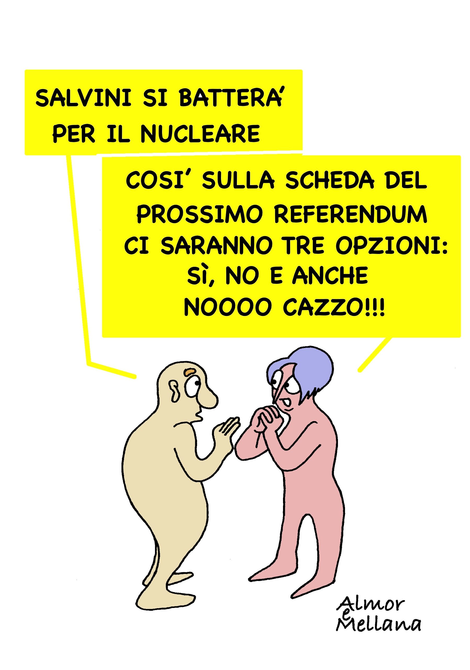 E POI VOGLIAMO LA BOMBA ATOMICA, di Almor e Mellana