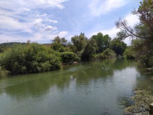 Il fiume Garigliano, già chiamato il Verde da Dante