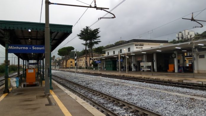 La stazione di Minturno Scauri