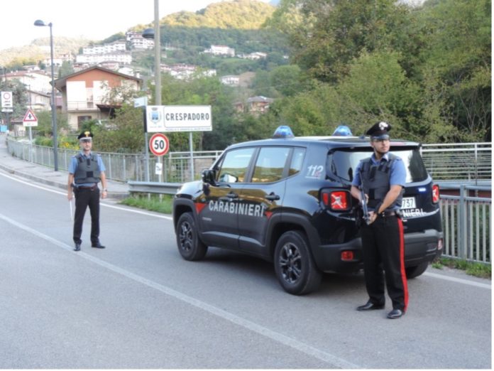 Posto di blocco Carabinieri di Crespadoro