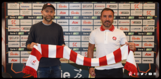 Commento del Club sul rinvio della gara Lecce-LR Vicenza Lr Vicenza: Stefano Rosso con Cristian Brocchi