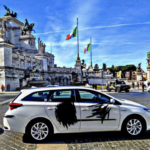 GdF Roma: arrestato “amministratore di fatto” di 21 cooperative taxi e N.C.C. per condotte estorsive Taxi a Roma (loghi coperti)