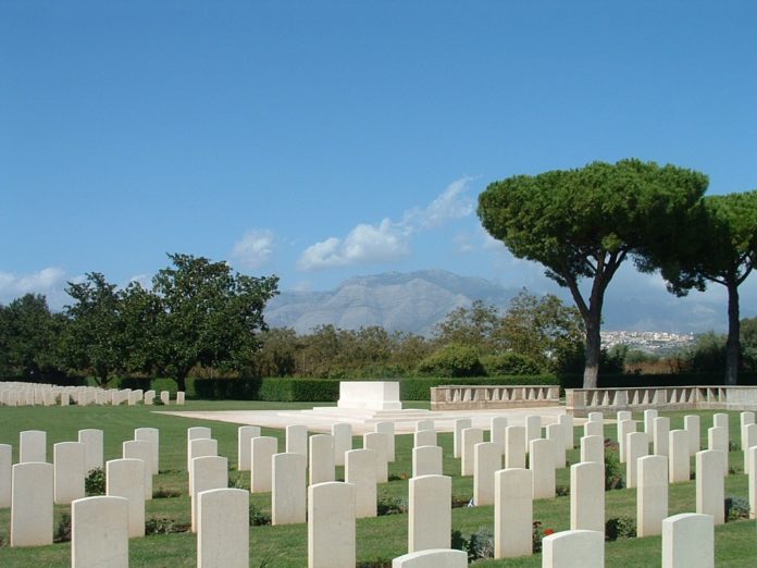 Il cimitero inglese di Minturno, credits World War Two Cemeteries