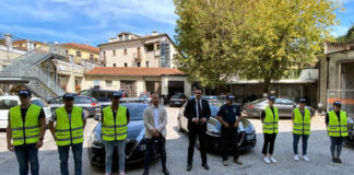 11 nuovi agenti della polizia locale di Vicenza. Rucco, Naclerio e Parolin: stamattina la presentazione ufficiale dei primi sei I primi sei degli 11 nuovi agenti della polizia locale di Vicenza presentati da Naclerio, Rucco e Parolin