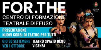 Nuova stagione per “For.the”, i corsi di teatro di Theama e compagnia Nautilus a Vicenza