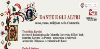 “Dante e gli altri”, giovedì 30 settembre alle 19 sulla pagina Facebook della Bertoliana di Vicenza