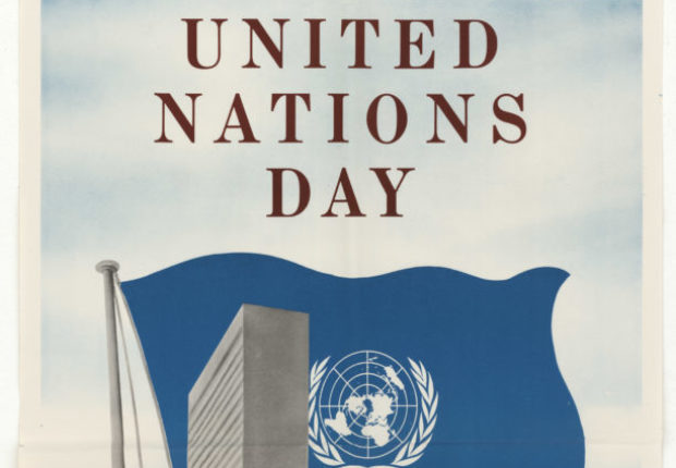 24 ottobre, Giornata internazionale delle Nazioni Unite, un vecchio depliant