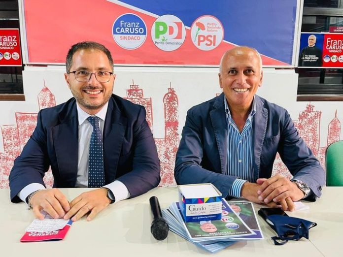 A Cosenza Sindaco PSI Franz Caruso e segretario nazionale PSI Maraio