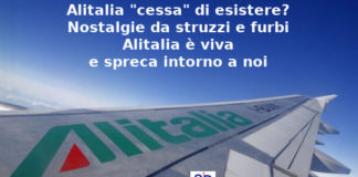Oggi Alitalia ‘cessa’ di esistere, Aduc: nostalgie da struzzi e furbi, Alitalia è viva e spreca intorno a noi Alitalia cessa di operare ma per Aduc continua a sprecare soldi