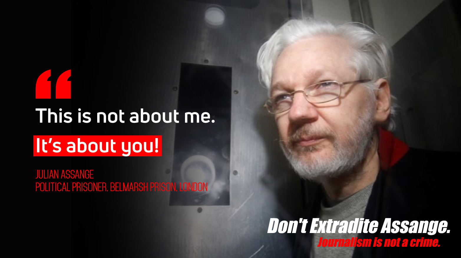 Julian Assange: no alla sua estradizione in Usa