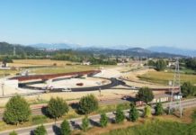 Vicenza: tangenziale ovest bloccata da oltre tre anni, Parco della Pace verso l’inaugurazione. Il 27 settembre senza Francesca Albanese? Cantiere Anas variante Sp46 Bretella dell'Albera tangenziale ovest (foto d'archivio estate 2021)