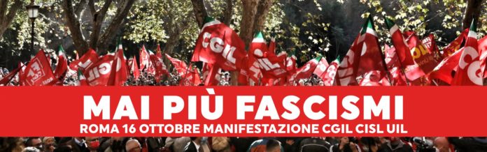 Cgil Veneto: mai più fascismi