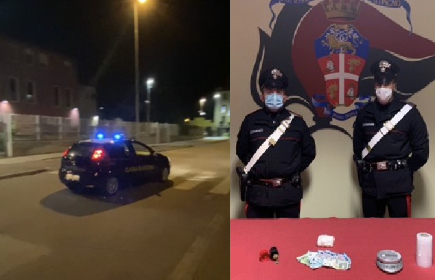 Controllo notturno dei carabinieri di Valdagno, arrestano per detenzione e spaccio di cocaina (foto d'archivio)