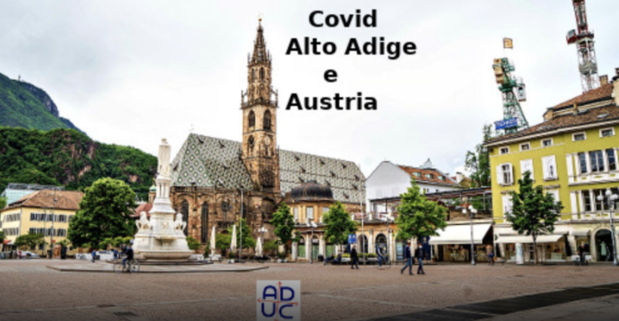 Covid, Alto Adige e l'Austria