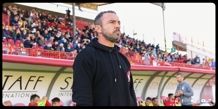 Cristian Brocchi, allenatore del Lr Vicenza