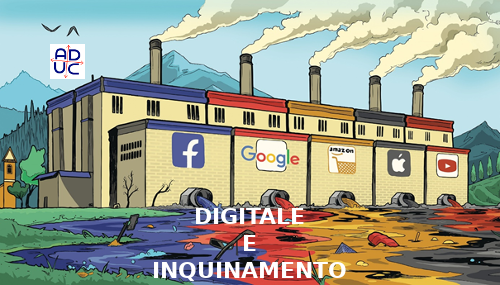 Digitale, gas serra e inquinamento