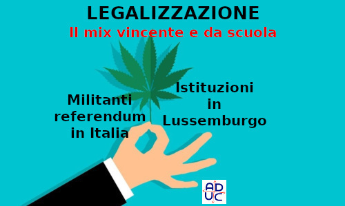 Legalizzazione cannabis secondo Aduc