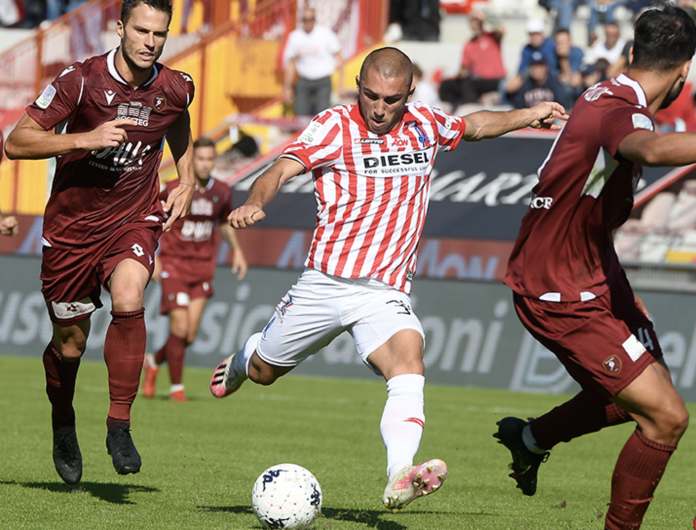 Lr Vicenza, Nicola Dalmonte non ha convinto come trequartista contro la Reggina (foto Lr Vicenza)