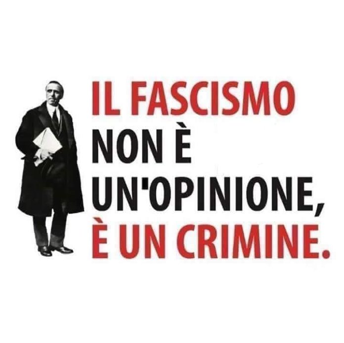PSI: il fascismo non è un'opinione, è un crimine