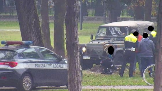 Polizia locale di Vicenza in azione a Campo Marzo