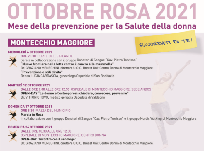 Ottobre Rosa Andos a Montecchio Maggiore