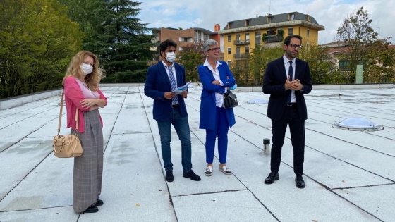 Da sinistra Bianca Maria Lerro, Giovanni Fichera, Cristina Tolio e Matteo Celebron