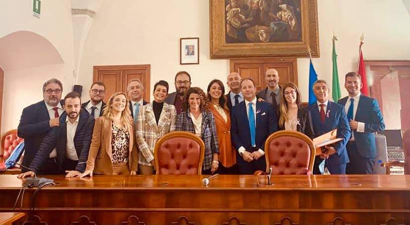 Foto del gruppo di maggioranza Stefanelli bis