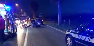 Thiene, incidente auto-moto nella frazione Santo. Polizia locale nordest vicentino: i due conducenti in codice giallo all’ospedale di Santorso