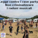 Legge contro i rave party? Aduc alla ministra dell’Interno Luciana Lamorgese: non criminalizzare i raduni musicali Rave Party da non criminalizzare