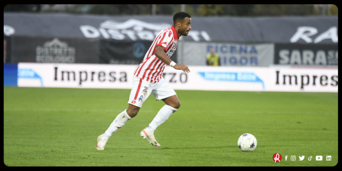 Davide Diaw in azione (Lr Vicenza)