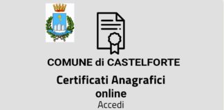 Certificati anagrafici online a Castelforte