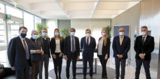 Verona, sottosegretario Amendola e deputato Dal moro (PD) in visita a sede Agsm Aim Agsm Aim Vivian Dal Moro Massaro Quaglino_Sboarina_Amendola_Avanzo Sebastiano Casali