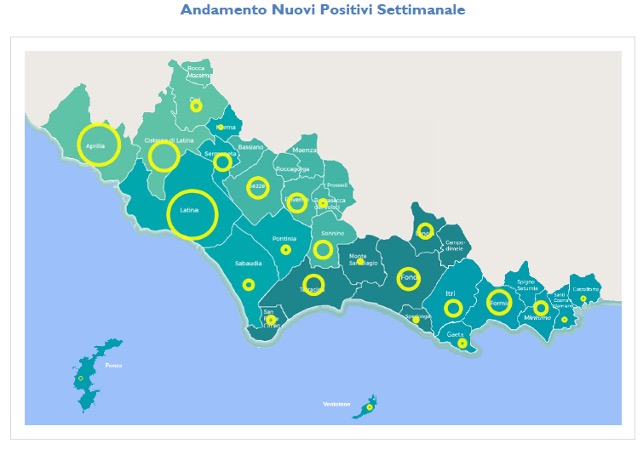 Andamento Nuovi Positivi Settimanale