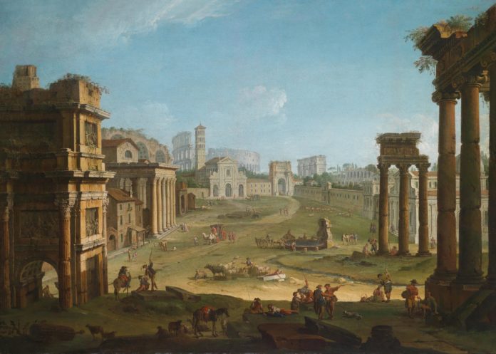 Antonio Joli - Campo Vaccino: nei dipinti la storia dei monumenti di Roma