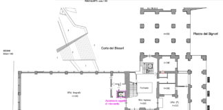 Peba, Matteo Celebron: approvato progetto per ampliare ascensore Palazzo degli Uffici Vicenza per eliminare barriere architettoniche Ascensore comune di Vicenza e Peba, la pianta