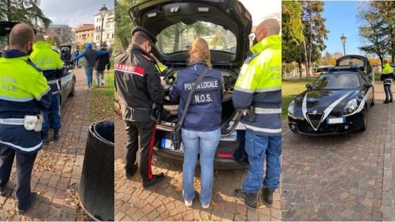 Campo Marzo, Polizia locale di Vicenza in azione