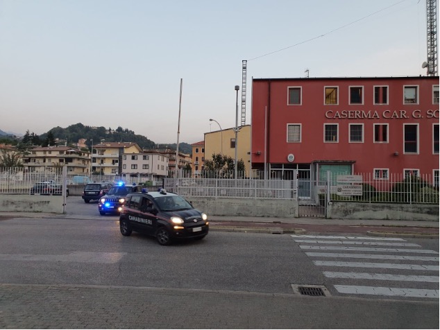 Carabinieri di Valdagno in azione a Cornedo