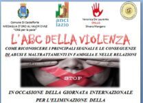 #25 NOVEMBRE, Castelforte: Giornata Internazionale contro la violenza sulle donne