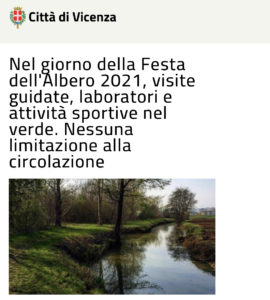 Domenica ecologica senza stop alle auto il 21 novembre a Vicenza