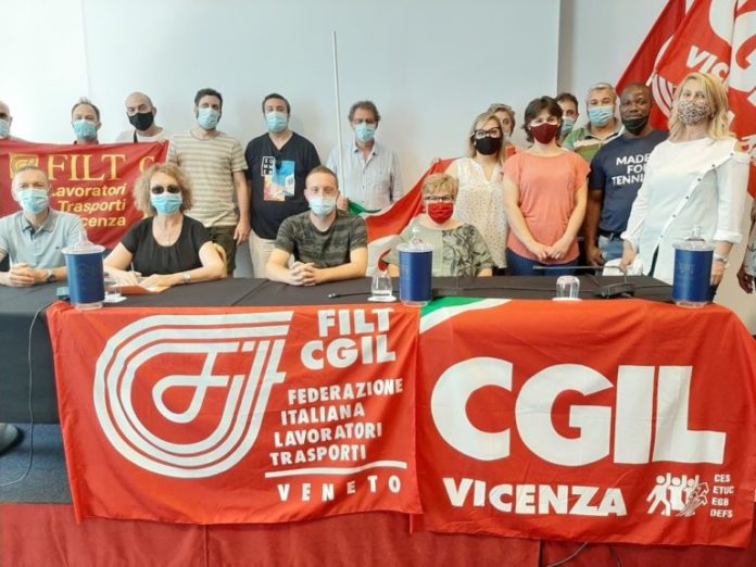 Filt Cgil, i vertici di Vicenza e Veneto